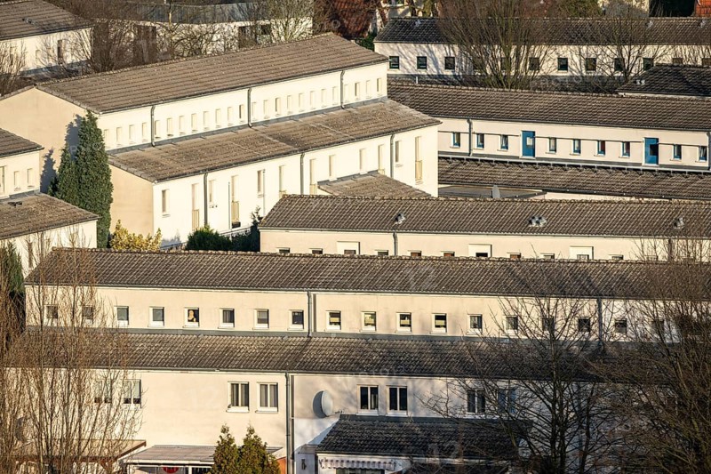 Schüngelberg housing estate, former colliery housing estate, new development area, from 1993, built as part of the IBA, Gelsenkirchen