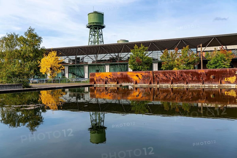 The Jahrhunderthalle in the Westpark in Bochum, former steelworks site in the western city centre, North Rhine-Westphalia, Germany, Europe