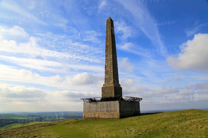 Historic Lansdowne monument, Cherhill, Wiltshire, England, UK