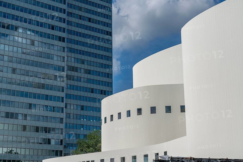 The theatre, after renovation, shortly in front of reopening, Düsseldorf, North Rhine-Westphalia, Germany, Europe