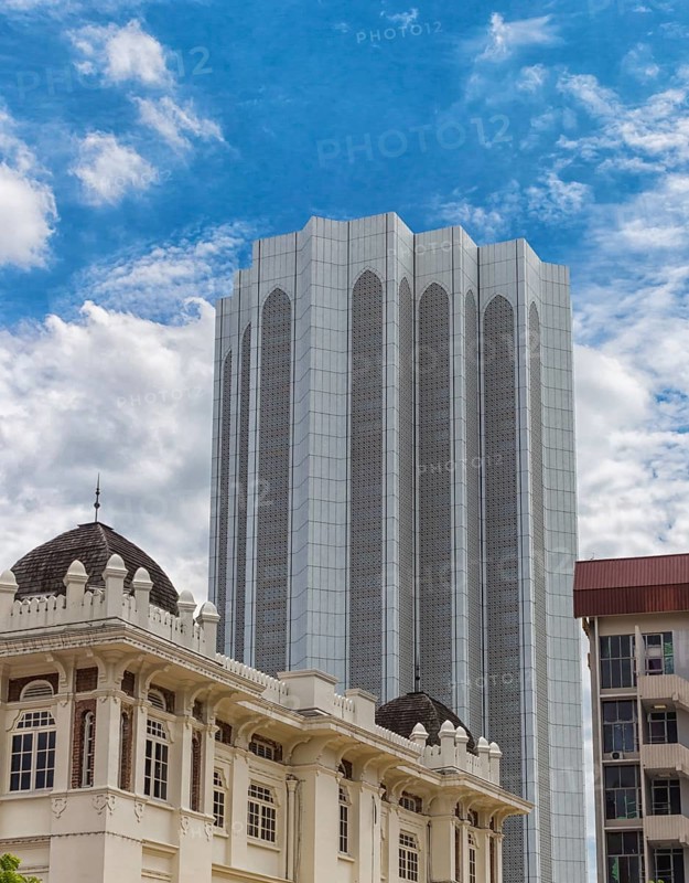 High modern buildings in the city center of Kuala Lumpur. Malaysia