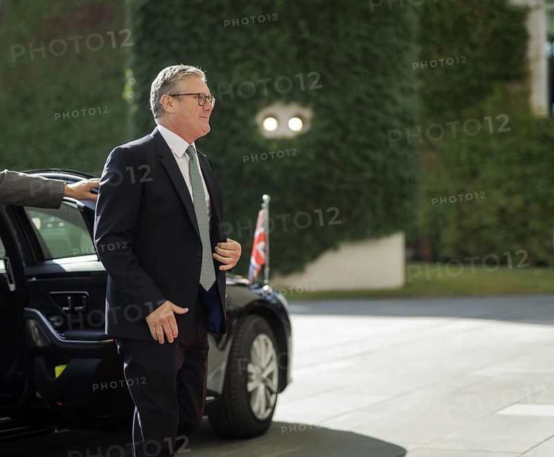 Keri Starmer, Prime Minister of the United Kingdom of Great Britain and Northern Ireland, during a reception at the Federal Chancellery in Berlin, 28 August 2024