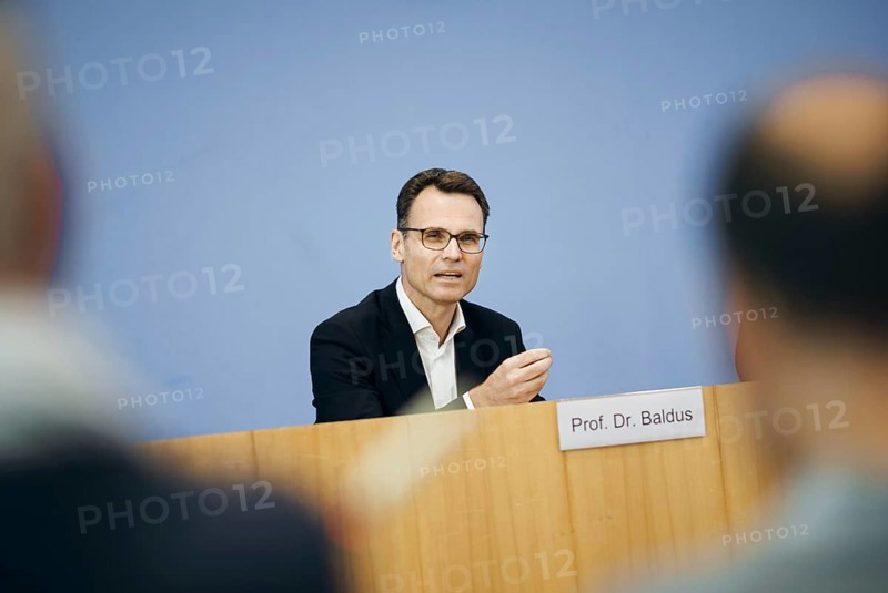 Stephan Baldus, Clinic Director at the Heart Centre of Cologne University Hospital, recorded during a press conference on the Healthy Heart Act at the Federal Press Conference in Berlin, 28.08.2024