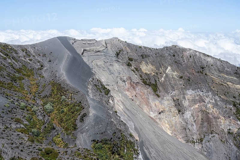 Irazu Volcano, Irazu Volcano National Park, Parque Nacional Volcan Irazu, Cartago Province, Costa Rica, Central America