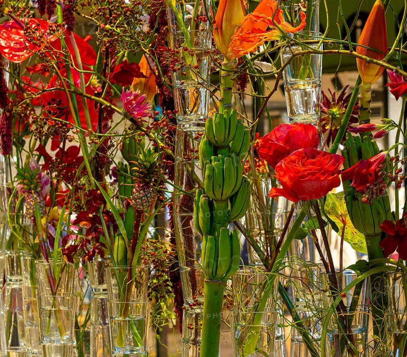 Artistic flower arrangements and decorations, German Floristry Championships, Berlin, Germany, Europe