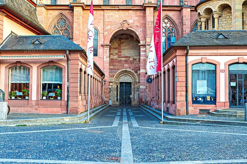 St Martin's Cathedral in Mainz, Rhineland-Palatinate, Germany, Europe