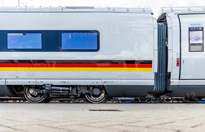 Velaro Egypt from Siemens Mobility. The company presents the first Velaro high-speed train for Egypt. Built for use in extreme climatic and sandy conditions. InnoTrans 2024. international trade fair for railway and transport technology. Messe Berlin.Berlin, Germany, Europe