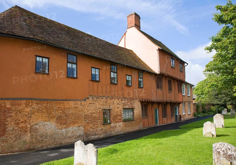 The Guildhall building with parts dating from 1438, Hadleigh, Suffolk, England, United Kingdom, Europe