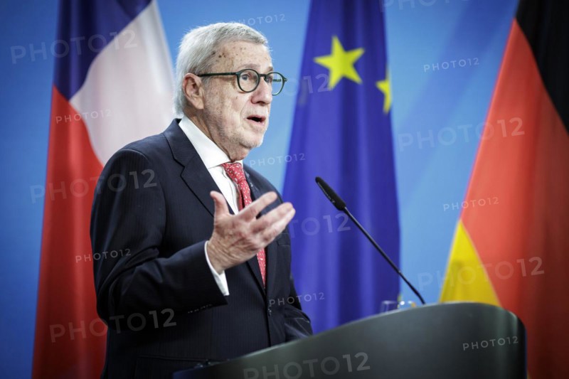 Alberto van Klaveren Stork, Foreign Minister of Chile, photographed during a press conference after the joint meeting with Annalena Bärbock, Federal Foreign Minister, (not pictured here) in Berlin, 11 April 2024. Photographed on behalf of the Federal Foreign Office