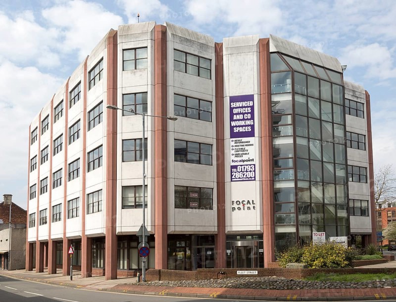 Serviced offices and working spaces available to rent, Focal Point, town centre of Swindon, Wiltshire, England, UK