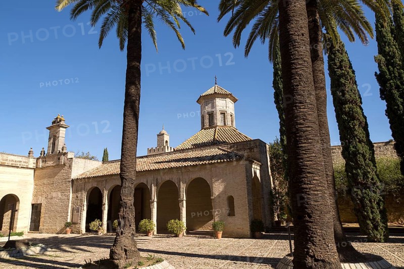 Historic mosque in the Alcazar, Jerez de la Frontera, Spain, Europe