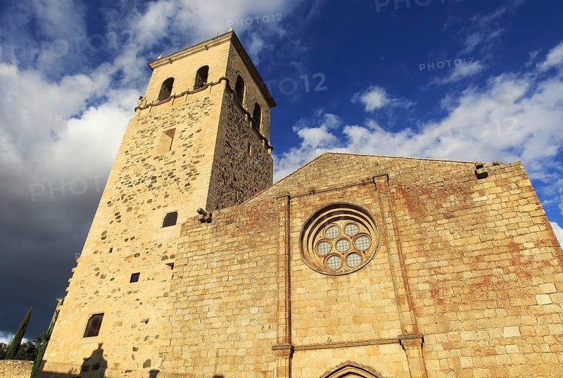 Iglesia de Santa Maria de Major church, medieval town of Trujillo, Caceres province, Extremadura, Spain, Europe