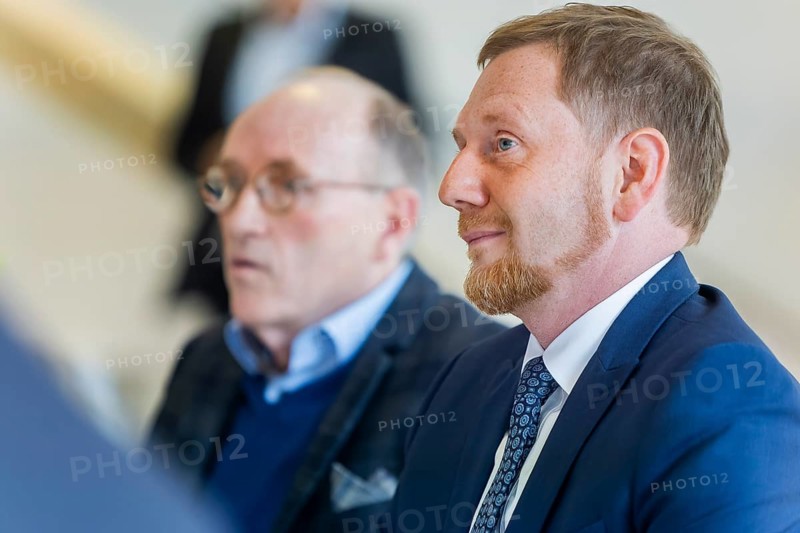 Minister President Michael Kretschmer visits Biotype GmbH in Dresden, Dresden, Saxony, Germany, Europe