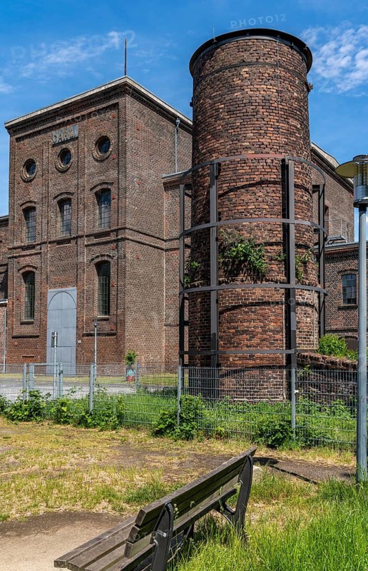 Carl Colliery in Essen, former coal mine in Essen-Altenessen, today an art and cultural centre, Malakow Tower, North Rhine-Westphalia, Germany, Europe