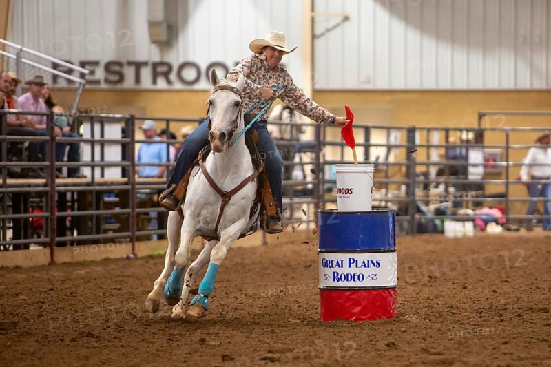 Oklahoma City, Oklahoma, The flag race at the Great Plains Rodeo, an annual gay rodeo that features traditional rodeo competition while emphasizing the camaraderie of the LGBTQ community