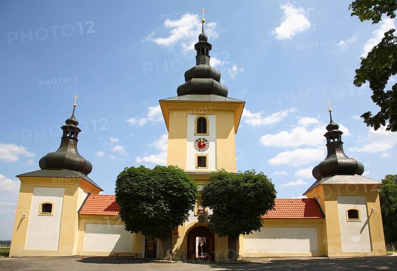 Pilgrimage church of Maria Loreto in Starý Hroznatov, Altkinsberg, Cheb district, Cheb, Bohemia, Egerland, Czech Republic, Czech Republic, Europe
