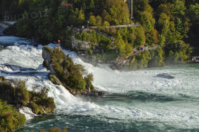 Rhine Falls of Schaffhausen, Neuhausen near Schaffhausen, Switzerland, Neuhausen, Canton of Schaffhausen, Switzerland, Europe