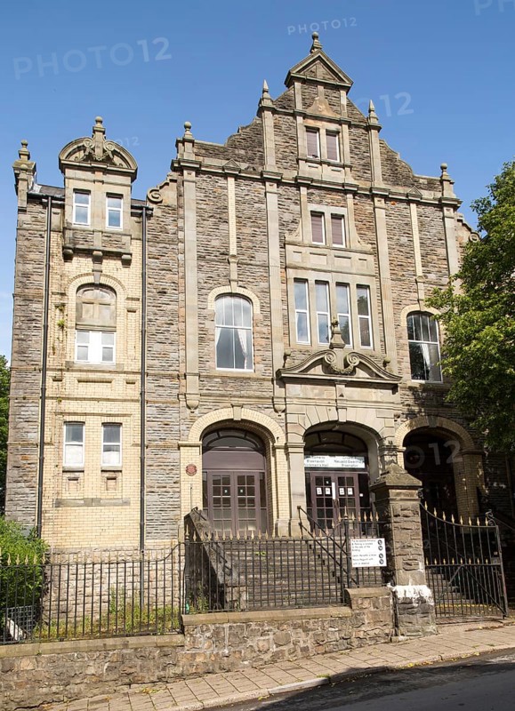 Workmen's Hall building, Blaenavon World Heritage town, Torfaen, Monmouthshire, South Wales, UK