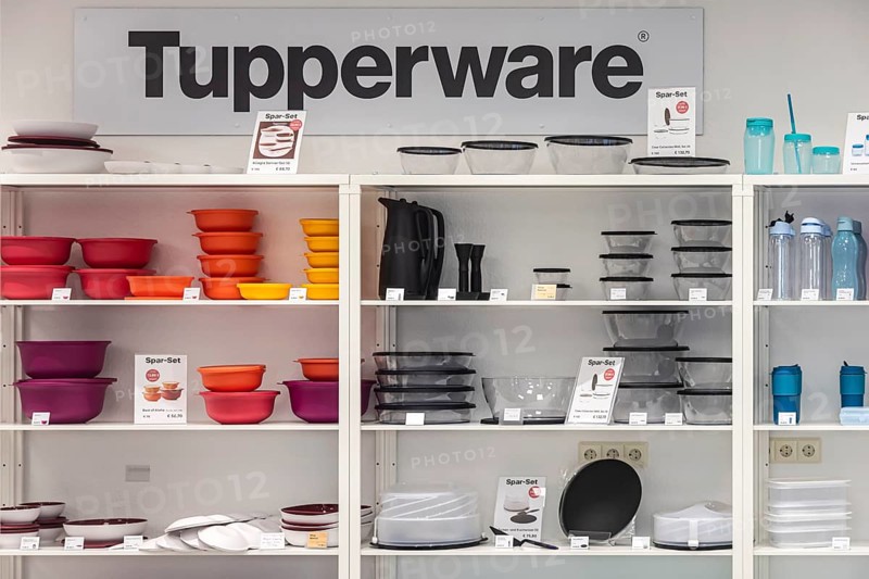 The Tupperware party is over. The plastic bowl manufacturer Tupperware has gone bust. The company filed for bankruptcy in the USA. Tupperware shop in Metzingen, Baden-Württemberg, Germany, Europe