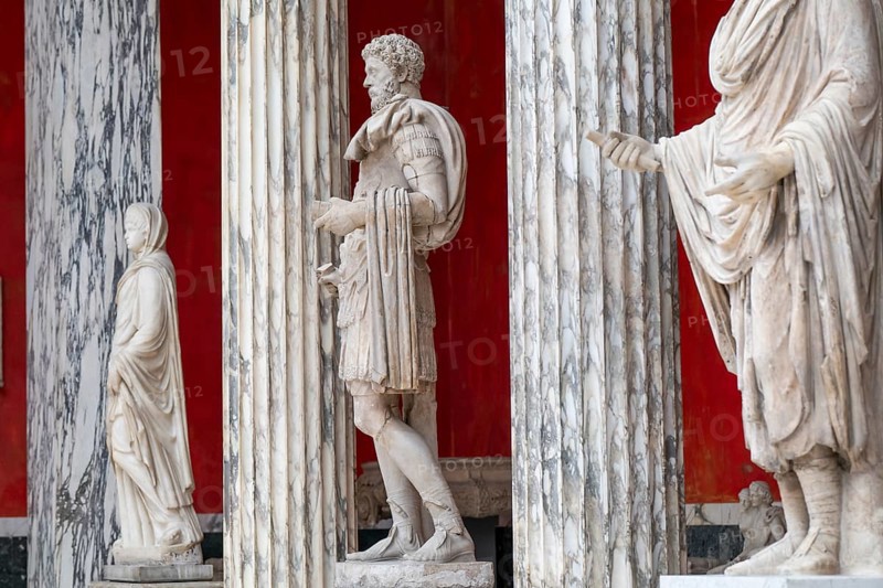 Collection of ancient sculptures, Ny Carlsberg Glyptotek or New Carlsberg Glyptothek, Art Museum of Sculpture and Painting, Copenhagen, Denmark, Europe