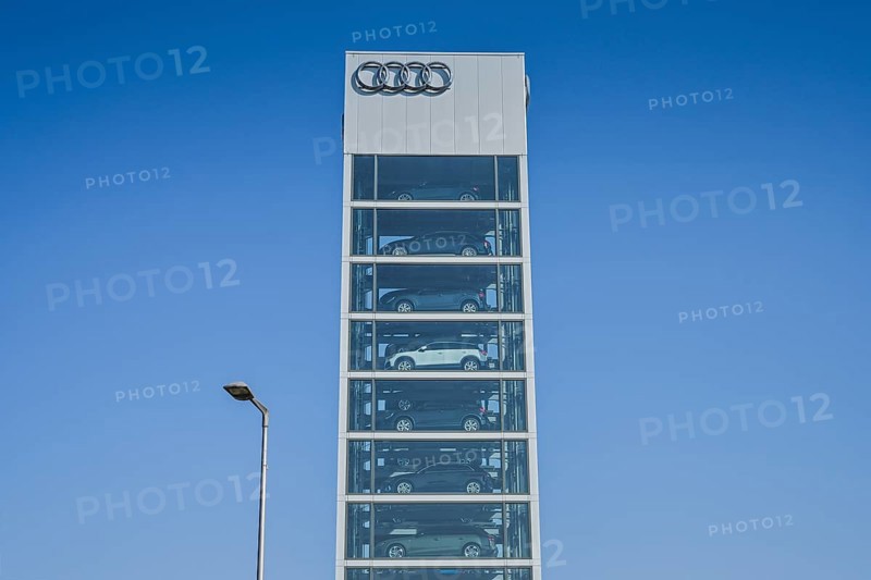 Autoturm, Audi Centre, Rudower Chaussee, Adlershof, Treptow-Köpenick, Berlin, Germany, Europe