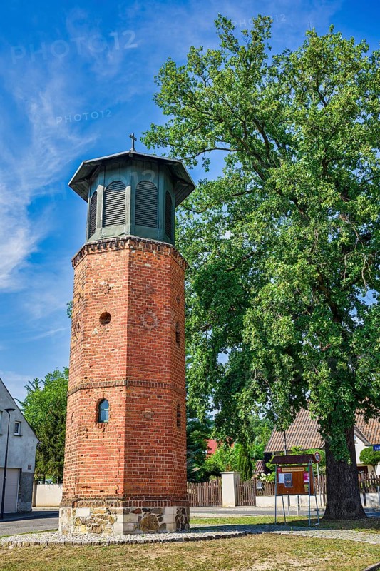 Biehla bell tower, Elsterwerda, Brandenburg, Germany, Europe