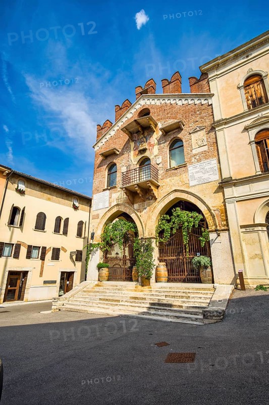 Historic Palace of Justice in Soave, Veneto, Italy, Europe