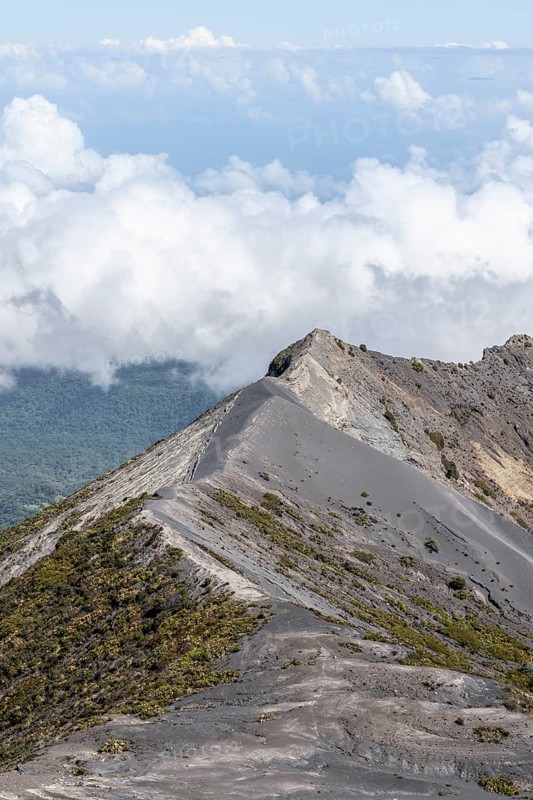 Irazu Volcano, Irazu Volcano National Park, Parque Nacional Volcan Irazu, Cartago Province, Costa Rica, Central America