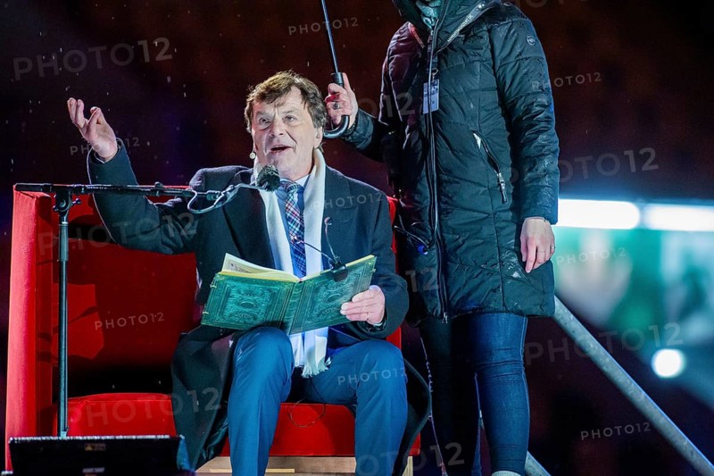 When over 25, 000 visitors flock to the Rudolf Harbig Stadium for the big Advent concert just in front of Christmas, the Christmas festivities begin for many Dresdeners. What began in 2015 as part of the celebrations to mark the anniversary of the world-famous Dresden Kreuzchor has now established itself as one of the biggest and most beautiful Christmas events in Germany. Actor Pavel Travnicek, Dresden, Saxony, Germany, Europe