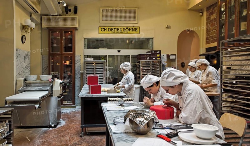 Cafe Demel Vienna Bakery Interior Vienna Austria