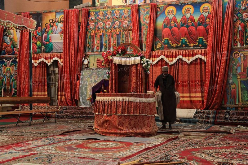 Europia district, Debre Lebanon, Lipanus Monastery, place of pilgrimage, sanctuary, Ethiopia, Africa