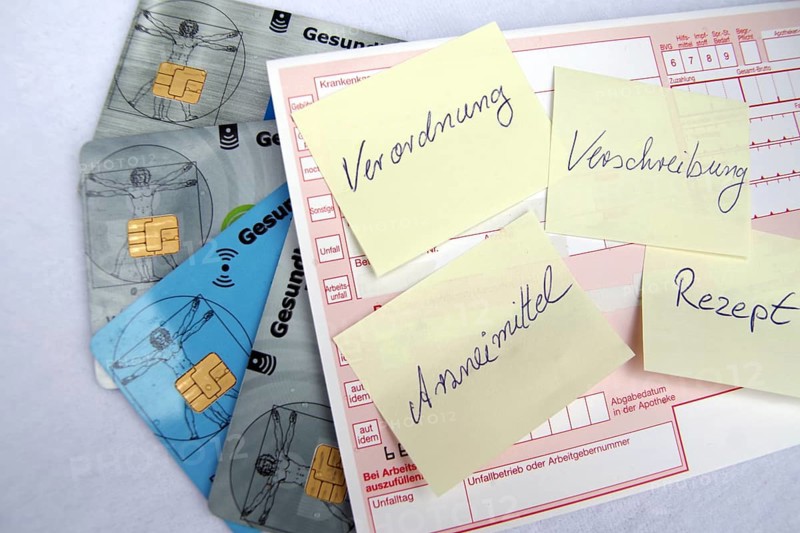 Prescription, health card, pharmacy, prescription, e-prescription, The health card replaces the pink paper prescription