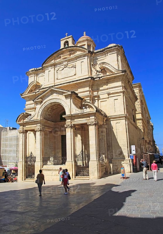 The Church of St Catherine of Alexandria, the Italian church, Valletta, Malta, Europe