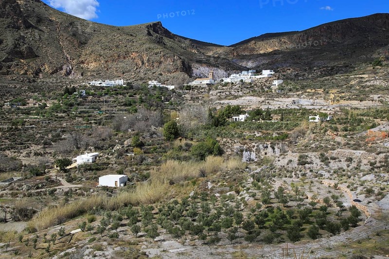 Huebro village, Sierra Alhamilla mountains, Nijar, Almeria, Spain, Europe