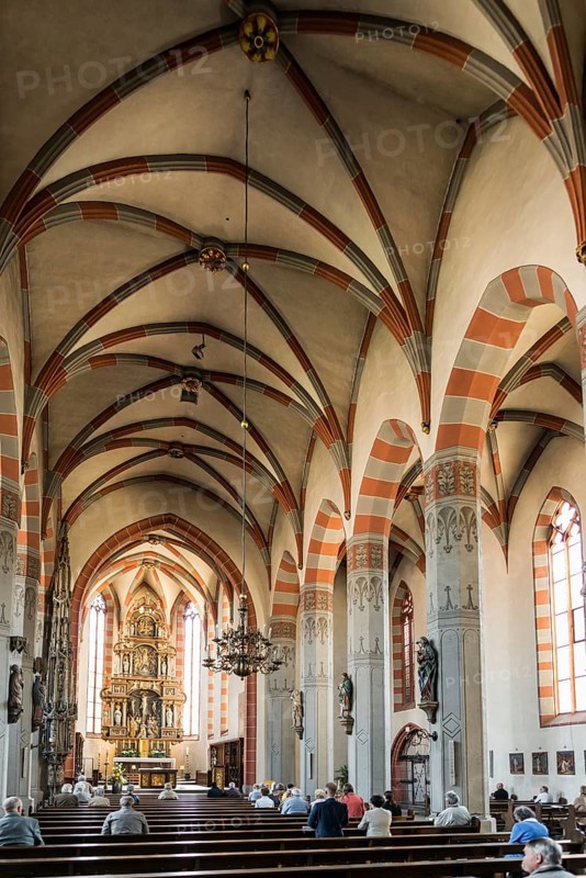 Church of St Andrew, Ochsenfurt, Mainfranken, Lower Franconia, Franconia, Bavaria, Germany, Europe