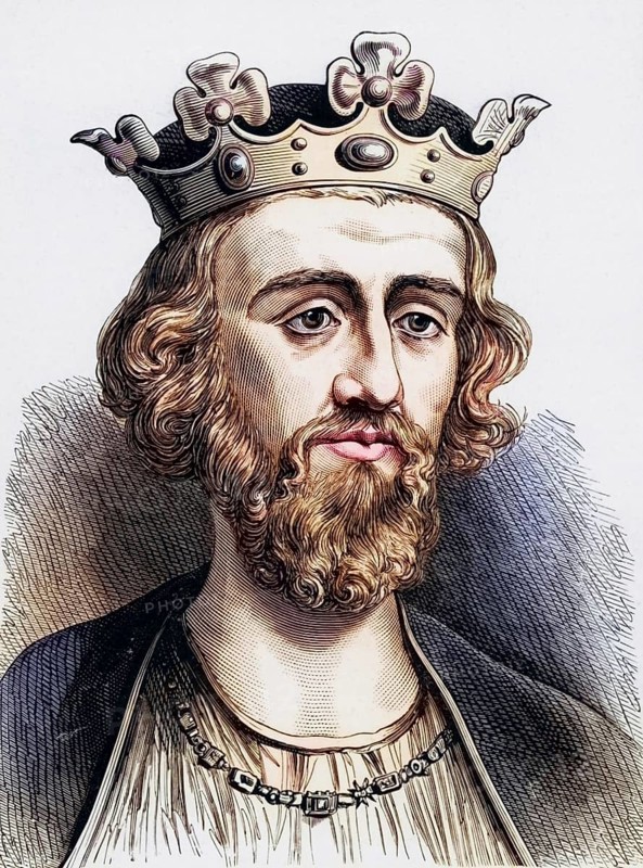 Edward II (1284-1327) King of England from 1307, son of Edward I and Eleanor of Castile, appointed Prince of Wales in 1301, forced to abdicate in 1307 and murdered at Berkeley Castle, member of the Plantagenet dynasty, Historical, digitally restored reproduction from a 19th century original, Record date not stated