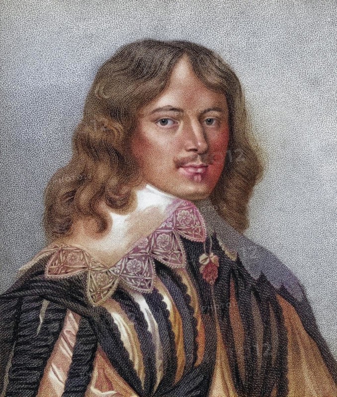 Lucius Cary 2nd Viscount Falkland 1610, 1643 English politician, soldier and author, Lucius Cary 2nd Viscount Falkland 1610, 1643 English politician soldier and author Engraved by Bocquet from the book A catalogue of Royal and Noble Authors Volume V published 1806, Historic, digitally restored reproduction from a 19th century original, Record date not stated