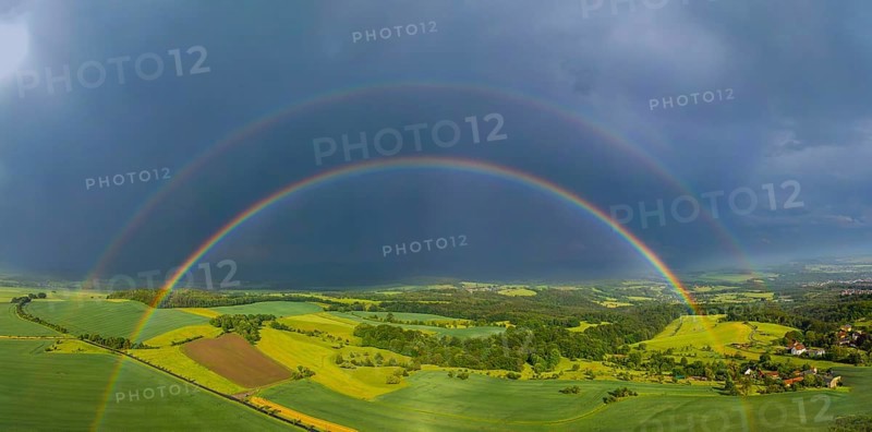 Storm on the Triebenberg near Dresden, Dresden, Saxony, Germany, Europe