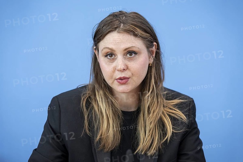 Ariel Elbert, board member of Keshet Germany, recorded during a press conference at the Federal Press Conference Centre on the topic: Antisemitic alliances after 7 October, Civil Society Situation Report on Antisemitism in Berlin, 6 June 2024
