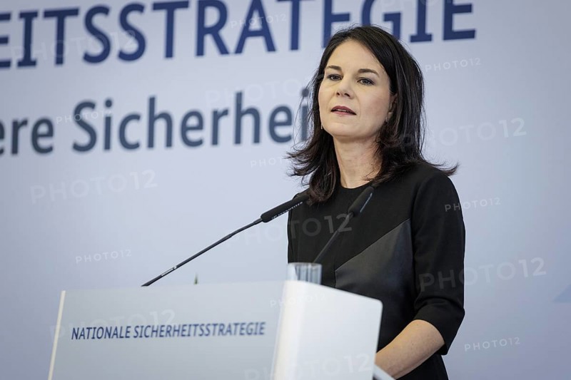 Annalena Bärbock (Alliance 90/The Greens), Federal Foreign Minister, recorded at the event to mark the first anniversary of the National Security Strategy at the Federal Academy for Security Policy in Berlin, 1 July 2024