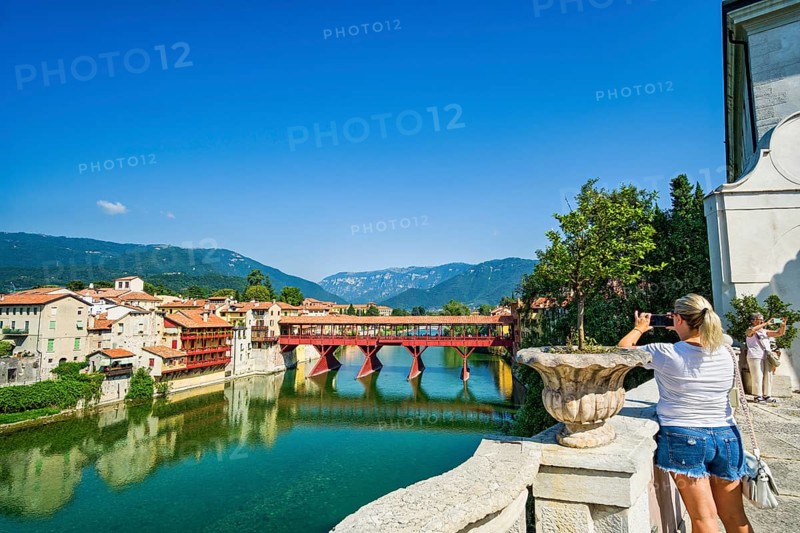 Ponte degli Alpini, Bassano del Grappa, Veneto, Italy, Europe