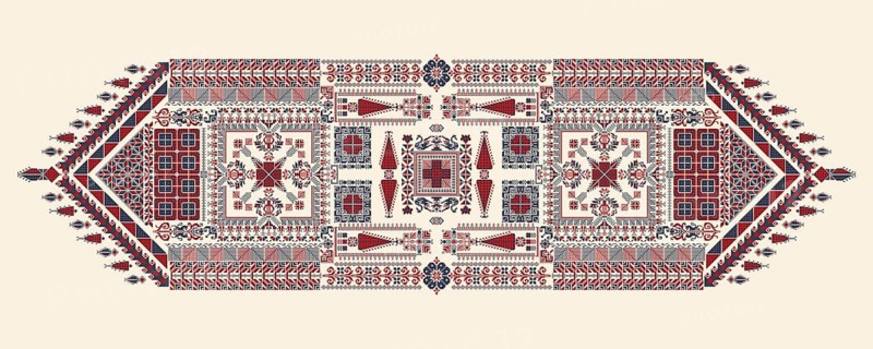 Tatreez, decorative Palestinian embroidery symbol