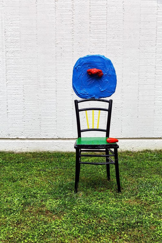 Sculpture, Seated woman and child, Museum Fundacio Joan Miro, Joan Miró, CEAC, Montjuic, Barcelona, Spain, Europe