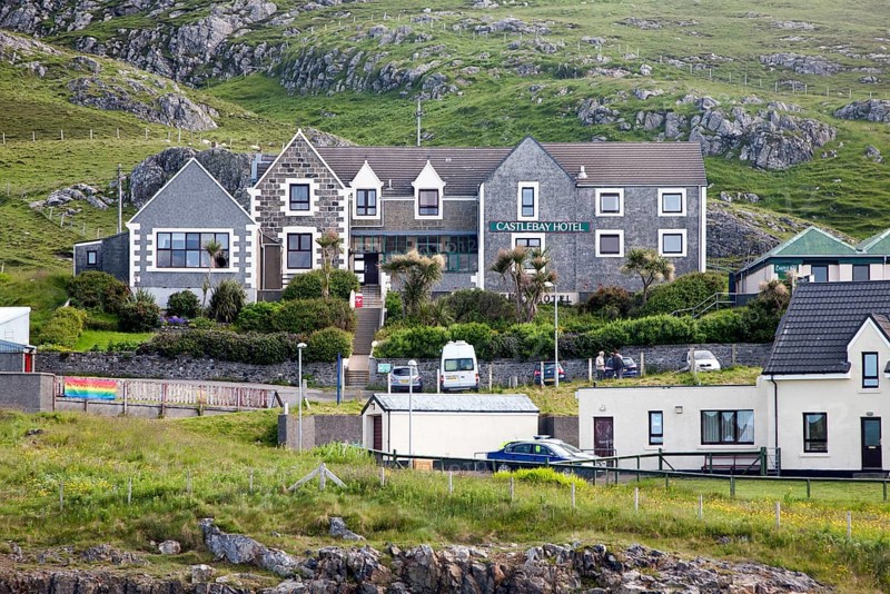 Castlebay Hotel in the main settlement of Barra, Outer Hebrides, Scotland, UK