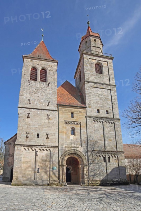 Collegiate Church, Feuchtwangen, Middle Franconia, Franconia, Bavaria, Germany, Europe