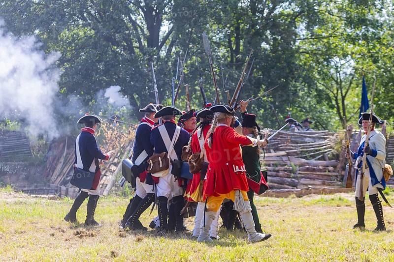 The Great Encampment near Mühlberg, also known as the Lustlager von Zeithain, was a grandiose troop display by Augustus the Strong, combined with a display of royal splendour, which took place from 31 May to 28 June 1730 not far from the towns of Riesa and Großenhain between the villages of Zeithain, Glaubitz and Streumen. Since 2022, a re-enactment has been taking place on the historic site, which is dedicated to recreating the camp of 1730, Zeithainer Lustlager, Zeithain, Saxony, Germany, Europe