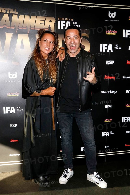 Kate Kaputto and Bülent Ceylan at the Metal Hammer Awards 2024 in the Uber Eats Music Hall. Berlin, 31.08.2024