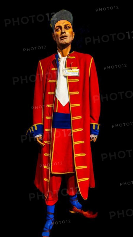 Carabiniere, Morosini's bodyguard, 1693, military museum, planned town with star-shaped layout, Palmanaova, Unesco World Heritage Site, Friuli, Italy, Palmanaova, Friuli, Italy, Europe