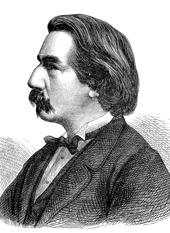 Franz von Holstein, 16 February 1826, 22 May 1878, a German composer, Historical, digital reproduction of an original from the 19th century