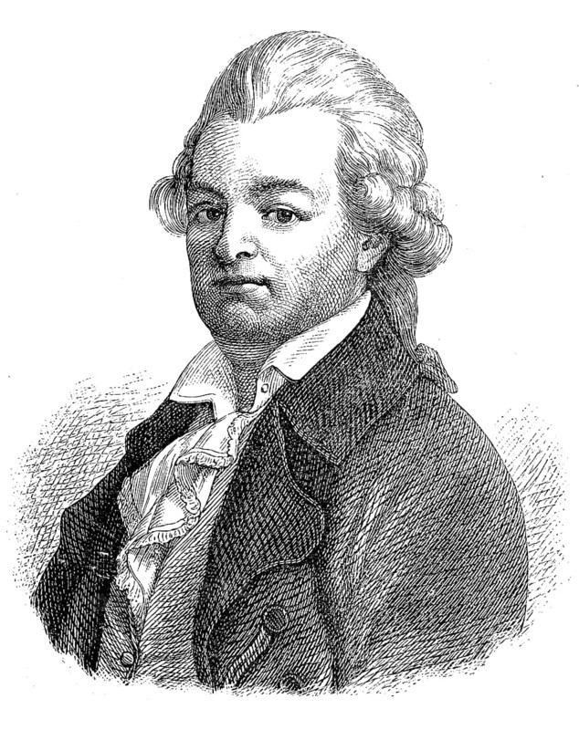 Christian Friedrich Daniel Schubart, 24 March 1739, 10 October 1791, was a German poet, organist, composer and journalist, Historical, digital reproduction of an original from the 19th century